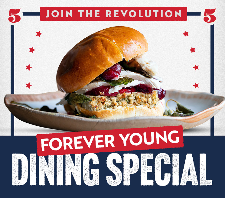 Turkey Slamwich Forever Young Dining Special