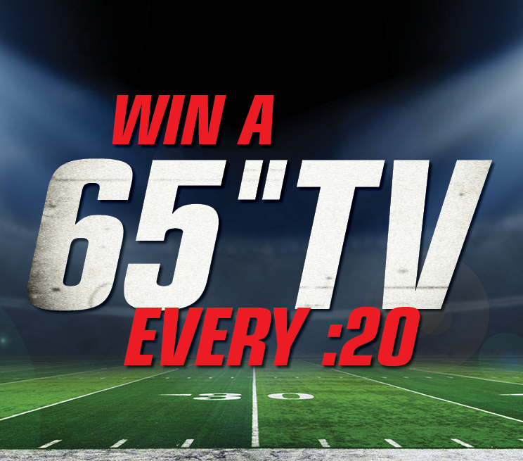 Win A 65" TV Every :20