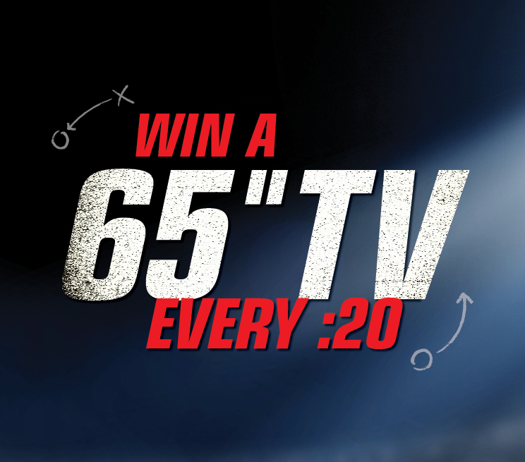 Win A 65" TV Every :20