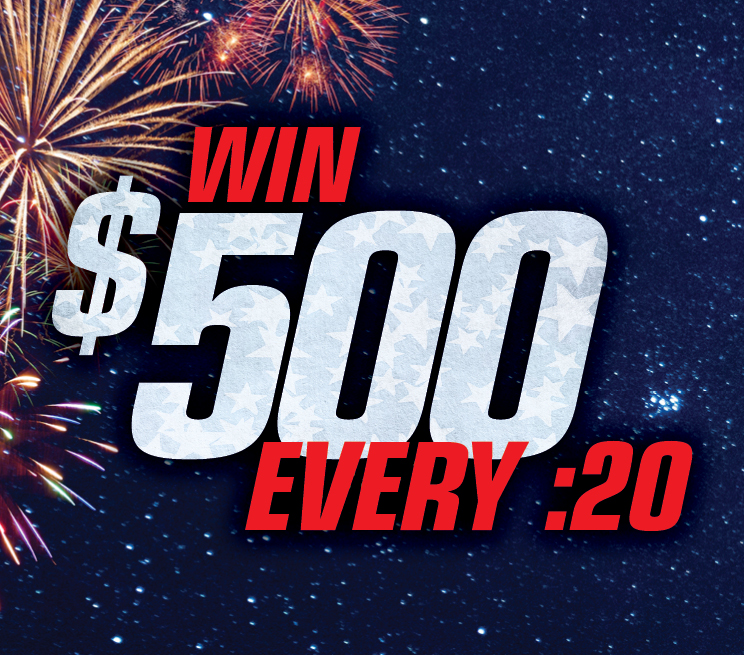 Win $500 Every :20
