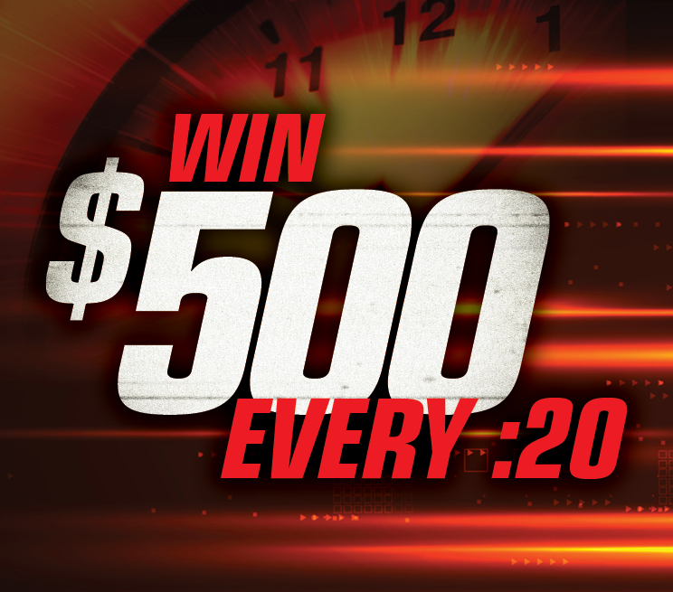 Win $500 Every :20