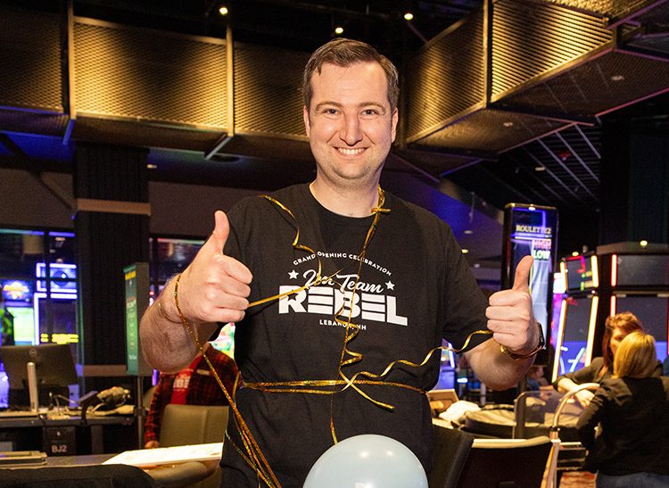 Team Member with thumbs up