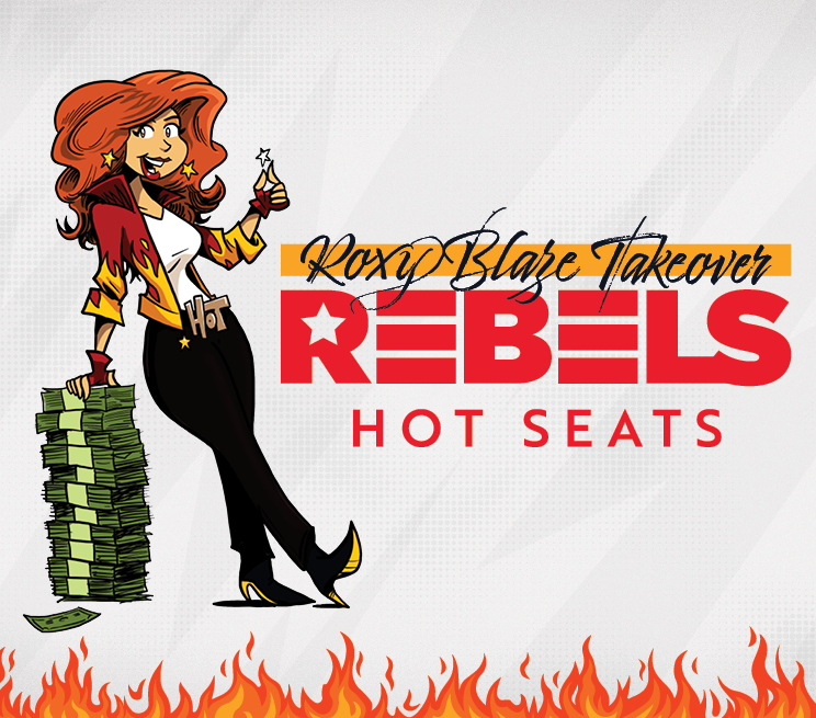 Roxy Blaze Takeover Rebels Hot Seats