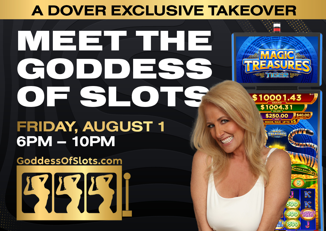 Meet The Goddess of Slots | Friday, August 1 | 6PM - 10PM