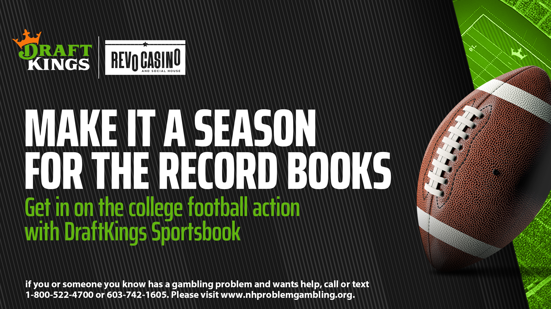 Make it a season for the record books with DraftKings Sportsbook